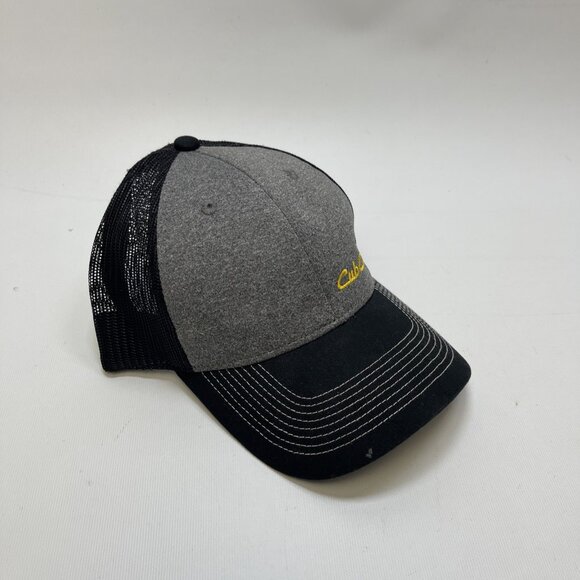 Cub Cadet Trucker Hat Mesh Back Snapback Adjustable Grey Black Workwear Cap - Picture 2 of 9